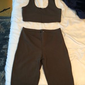 Fashion Nova Biker Shorts Set